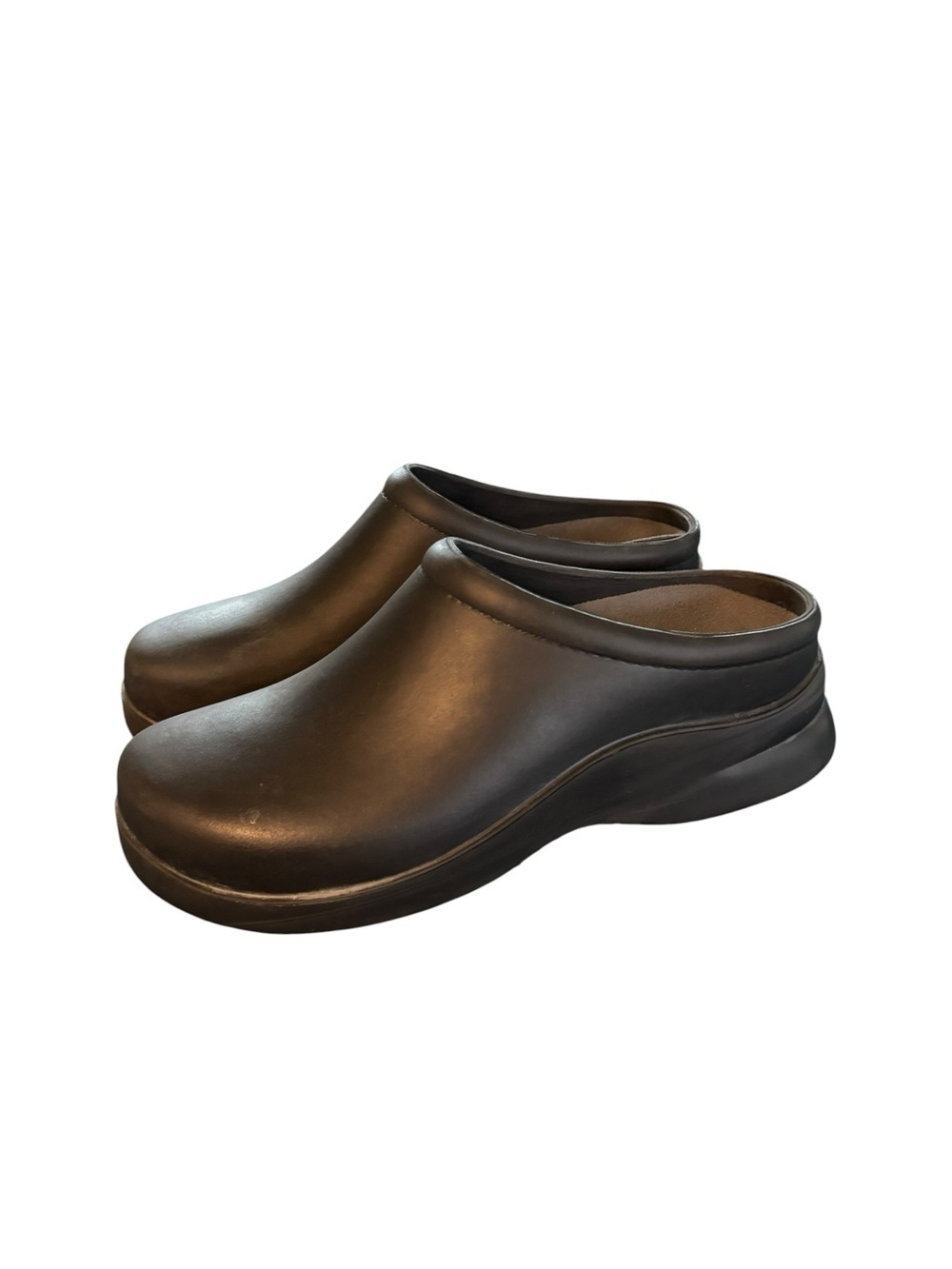Klogs Dusty Work Clogs Sz 9M Matte Black Comfort Slip Resistant Anti Odor